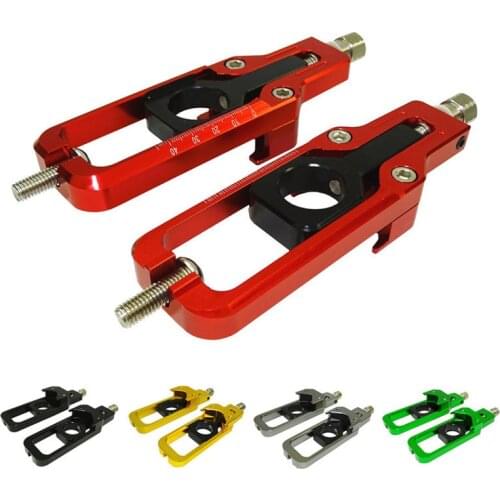 Waase CNC Aluminum Chain Adjusters Tensioners Catena For Kawasaki Ninja ZX10R ZX 10R ZX1000 2011 2012 2013 2014 2015 2016