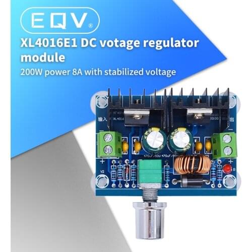 XH-M401 DC-DC Step Down Buck Converter Power Supply Module XL4016E1 PWM Adjustable 4-40V To 1.25-36V Step Down Board 8A 200W