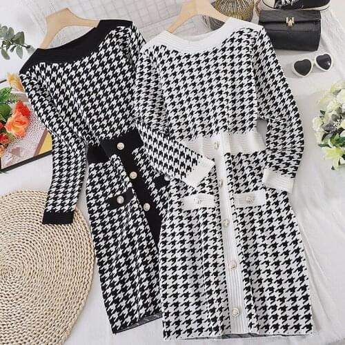 Модные платья в клетку YATWAVS China At AliExpress