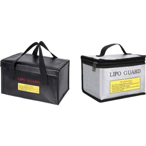 1pc Lipo Battery Safety Bag Fireproof Waterproof Explosion-Proof Guard Portable Charging Protection Handbag for RC Drone Parts
