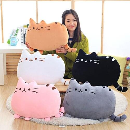 1pc Cushion Cute Cat Baby Decorative Cushion for Sofa Chair Kids Room Decor Soft Throw Pillows Car Back Cushions