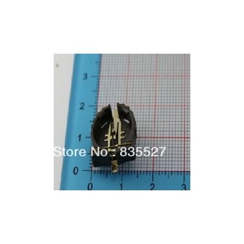 20PCS/LOT SMD CR1220 coin cell battery holder, Block 1220 SMD CR1220 battery holder pin gold plated