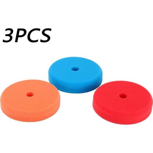 3pcs 6 inch 150mm Car Polishing Sponges Waxing Buffing Plate Pads Polishing Pads Car Cleaning Tools