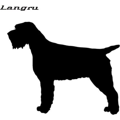 Langru Wirehaired Pointing Griffon Dog Vinyl Decal Car Stickers Decoration Car Accessories Jdm