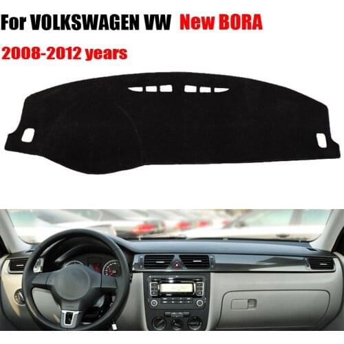 FUWAYDA Car dashboard covers mat For VOLKSWAGEN VW new bora 2008-2012 dashmat pad dash cover Instrument platform accessories