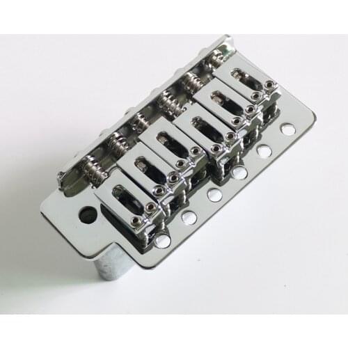 Free Shipping One set zinc alloy modern saddles ST guitar bridge with 52.5mm string spacing guitar accessories guitar parts