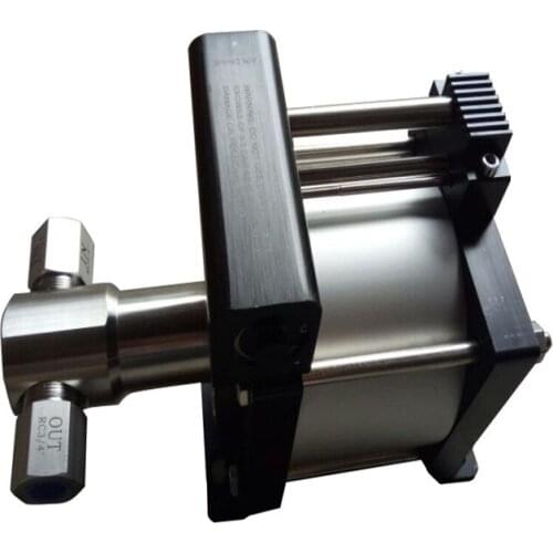 Free shipping Wellness Model : AH16-CO2 50-120 Bar output pressure air driven Liquid CO2 Pump for refilling CO2 cylinder