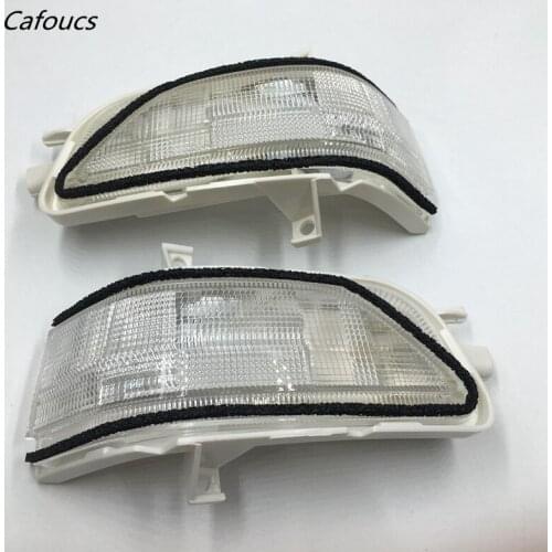 Cafoucs LED rearview turn signal lights rear view mirror lamp yellow light for Honda Crv Cr-v 2007-2011 Crosstour 2011-2014