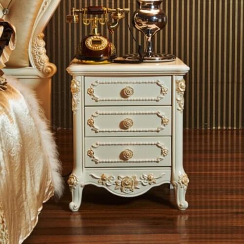 Furniture night stand wood bedside table side table bedroom storage cabinet