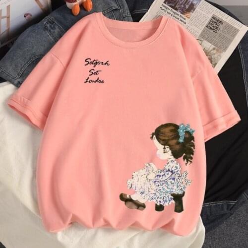 100% Cotton T Shirt Woman Summer Fashion 2021 New Women Shirts O Neck Short Sleeve T-shirt Woman Korean Style Plus Size Shirt
