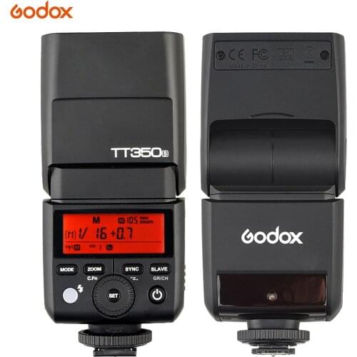 Godox TT350S Mini Portable Speedlite 2.4G Wireless Master & Slave 1/8000S HSS TTL Flash Speedlight for Sony A77II ILDC Camera