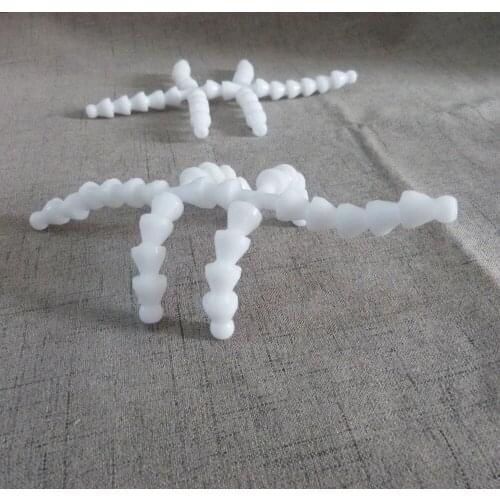 MASCKASZEM exclusive 110x180mm new design cute animal toy joint white skeleton for kids diy animal doll findings-20set/lot