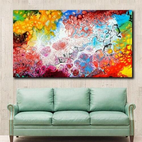 Fashion Wall Art Canvas Colorful_Texture_Art_Abstract Print Wall Art Painting Art Pictures For Living Room Home Decor Unframed