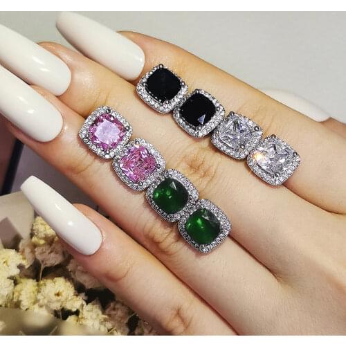 Moonso Women's Silver Earrings