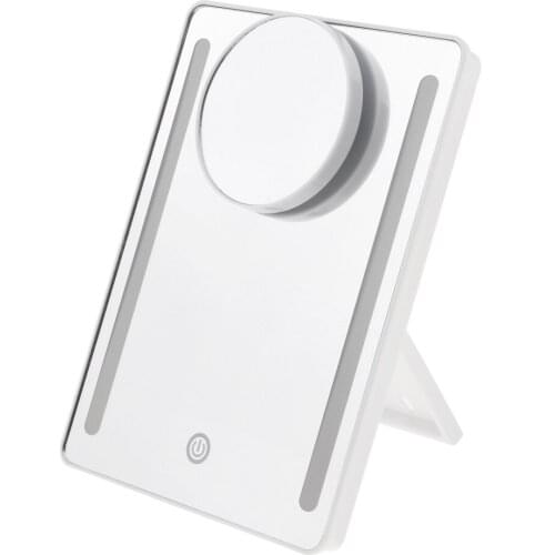 Natural 20LEDs Lighted Makeup Mirror/Vanity Mirror with Dimming Detachable High Definition Clarity Cosmetic Mirror ajustable