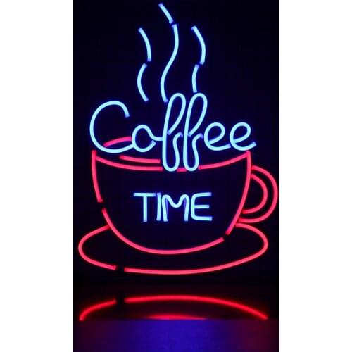 Neon Light Signs Custom Coffee Business Store Win dow Signs Party Club Bar Art Wall Hanging Decor 12V Flex Led 3D Neon Top