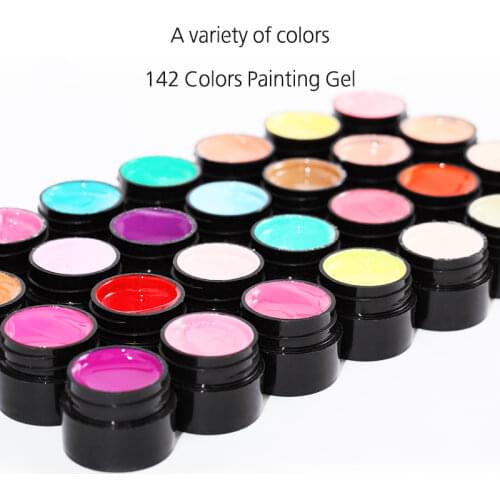 ROSALIND 5ML Painting Gel Varnish Nail Gel Polish Soak Off UV LED Top Coat Semi Permanent Nail Art Design For Manicure Polish