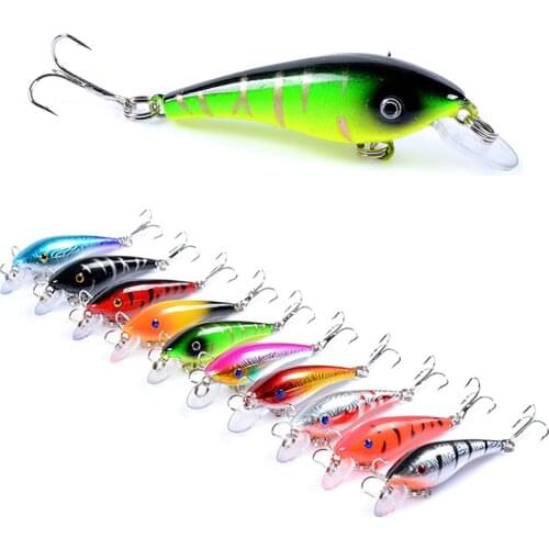 FISHINAPOT 1pcs Swim Fish Fishing Lure 5.7cm 4.5g Artificial Hard Crank Bait topwater Wobbler Japan Mini Fishing Crankbait Lure