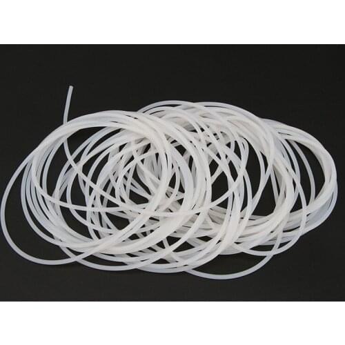 Diameter 1 1.5 2 3 4 5 6 7 8 9 10 mm Silicone Rubber Rod Silicon Cord Silicone Bar, Milky White Color