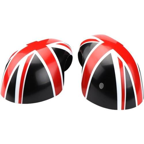 Union Jack For Mini Cooper F54 F55 F56 F60 F60 One S JCW New Facelift rearview Mirror Cover Cap Shell Case Car sticker After2019