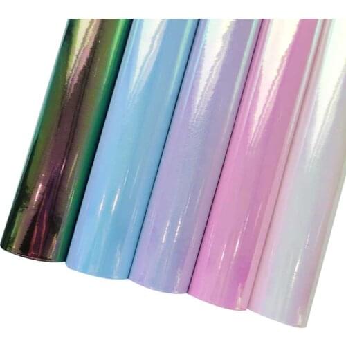 135x30cm Solid Bright Color PU Glossy Faux Leather Fabric Cotton Back for Making Key Chain Shoe Bag Decoration Craft Earring