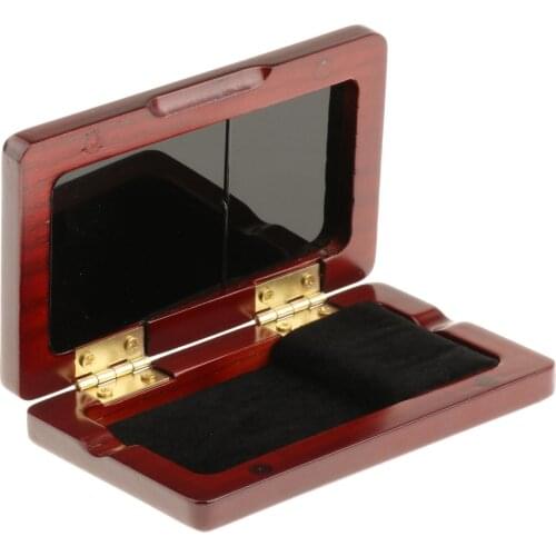 Clarinet Reed Storage Case, Red Saxophone Clarinet Reed Container Box Case for 2pcs Reeds