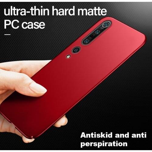 Ultra-thin Hard Matte PC Phone Case For Xiaomi Mi 10 9 8 SE T Lite Pro Redmi Note 10 9 8 7 6 Max Luxury Frosted Protection Cover