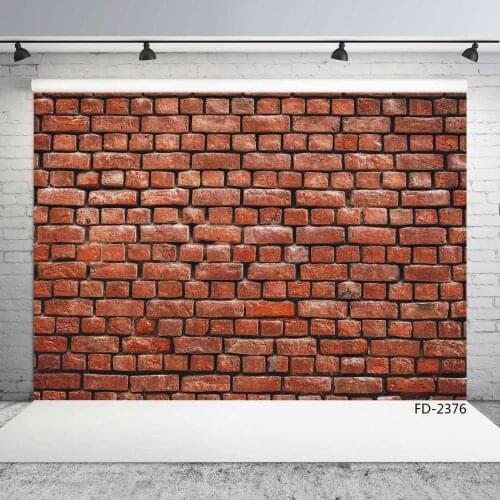 Vintage Red Brick Wall Scenery Photographic Backdrops Newborn Baby Young Portrait Photography Background For Custom Photo Studio