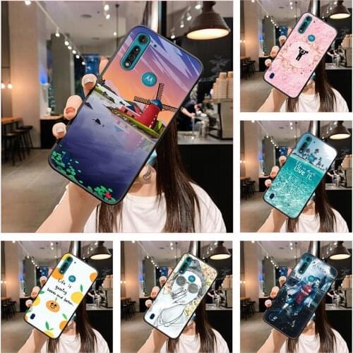 Waterproof Fashion Design Phone Case For Moto G8 Power Lite New TPU For Girls Original Back Cover