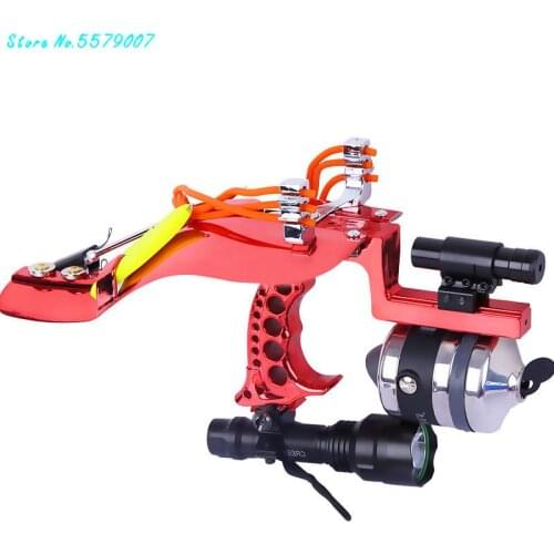 High quality powerful Fishing Slingshot with Infrared laser Outdoor Hunting Catapult Outdoors Fishing Compound Bow Catching Fish