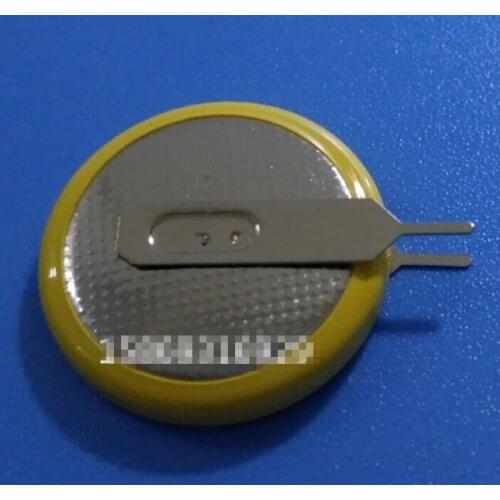 10PCS Japanese Button Battery ML2032 3V Rechargeable Battery V-type Soldered Batteries