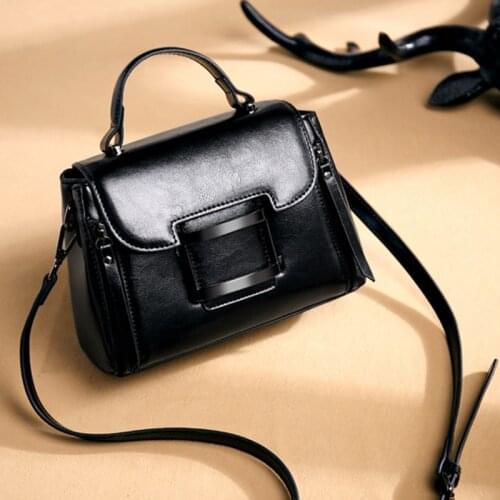 Genuine Leather Fashion High Quality Cowhide Luxury Handbag Cowhidetrends Shoulder Bags Retro Personality Women Bag