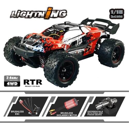 1: 18 Remote Control Brushless High Speed Off Road Vehicle HS18423 Full Scale High Speed Climbing Car Alloy