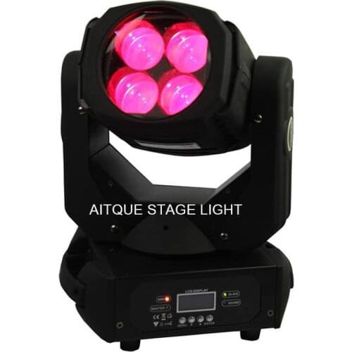 10lot Dj light effect mini led moving head light 4 x 25 led moving head beam 4x25w quad led beam moving head light