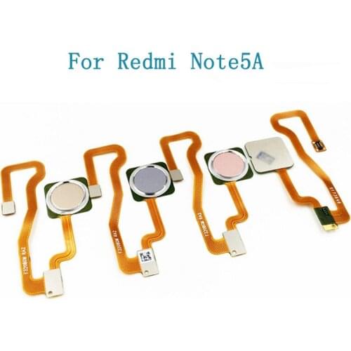 10pcs/lot For Xiaomi Redmi Note5A Finger Print Flex Cable Prime FPC Fingerprint Touch ID Sensor Cable Accessories Replacement