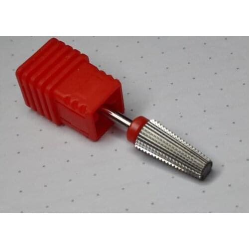 40pcs 5 IN 1 red Two-way Carbide Nail Drill Bits Manicure Pedicure Machine Milling Cutter Nail Files
