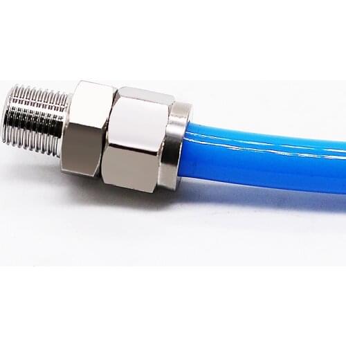 5Pieces/Lot) 1/8"1/4"1/2"3/8" Pneumatic Pipe Hose Coupler Fitting Connector Water Pipe Connector Water Hose Connector