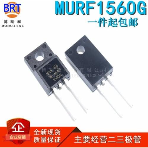 10pcs/lot MURF1560 MURF1560G U1560G New Fast-Recovery Diode 600V 15A TO-220F