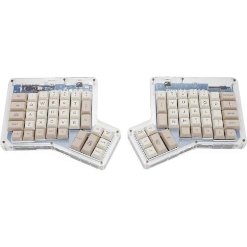 Dsa ergodox ergo pbt dye subbed keycaps for custom mechanical keyboards Infinity ErgoDox Ergonomic Keyboard keycaps beige grey