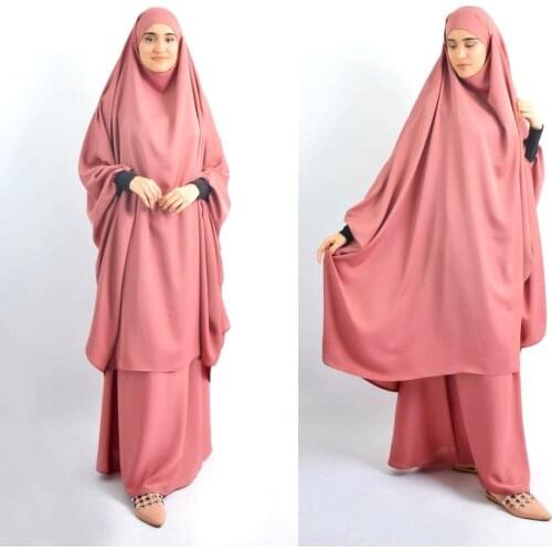 Eid Muslim Prayer Garment Dress Women Abaya Jilbab Hijab Long Khimar Outfit Ramadan Abayas Islamic Clothes Niqab Djellaba Burka