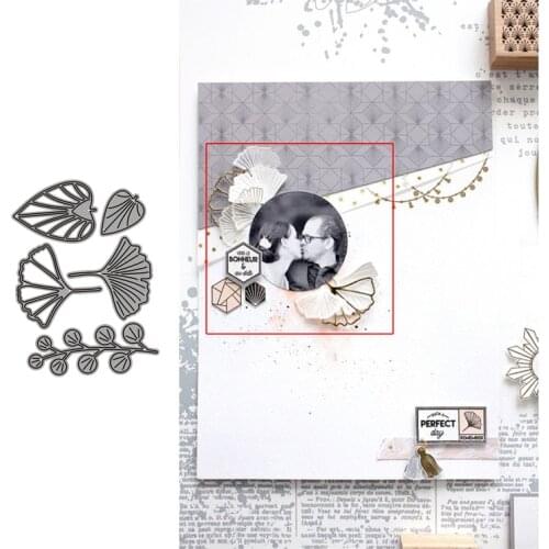 Leaf Decoration Components Metal Cutting Dies New Dies Scrapbooking Mold Cut Childrens Handmade Tools DIY Craft Decoration 2021