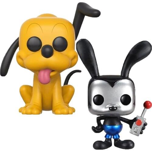 Lucky Rabbit 65# Metallic Mouse #287 Pet Dog Cartoon Cute Exclusive Comic Con Vinyl Collected Figure Model Doll Toy Kid Gift
