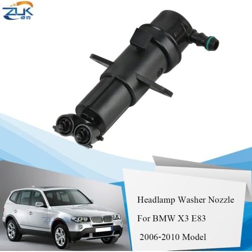ZUK Headlight Washer Nozzle Headlamp Water Spray Jet Pump For BMW X3 E83 2006 2007 2008 2009 2010 OEM:61673416467 61673416468