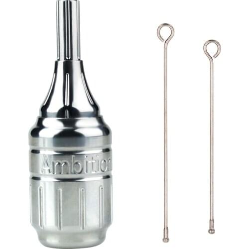 New! Adjustable 28mm Stainless Steel Tattoo Machine Cartridge Grip Tattoo Grip Supply Wholesale