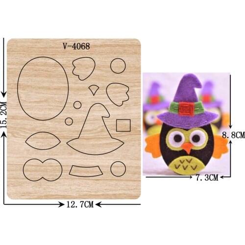 New Owl wooden dies cutting dies for scrapbooking Multiple sizes V-4068