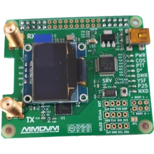 NEW MMDVM DUPLEX hotspot Support P25 DMR YSF NXDN DMR SLOT 1 and SLOT 2 with oled display for Raspberry pi A10-005