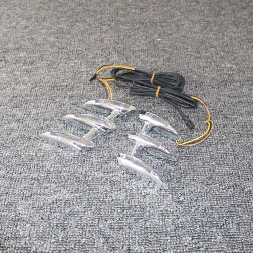 Motorcycle Left & Right Front Fender Trim Running Brake Light For Honda Goldwing GL1800 2001-2011 2008 2009 2010