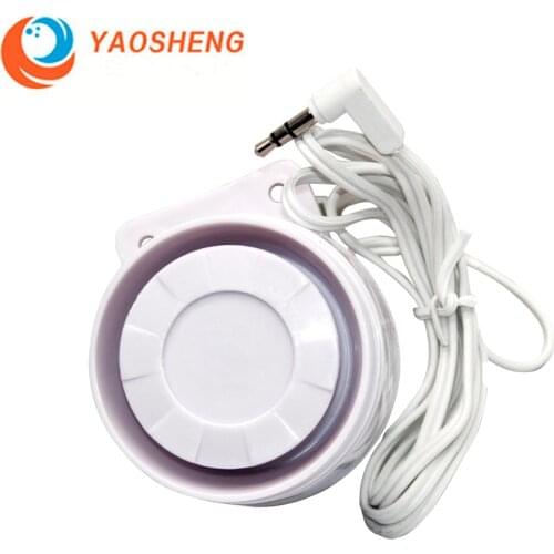 Wired Siren Speaker For Alarm Host Pg-103 Pg-105 Pg-106 Pg-107 Wifi Gsm Home Security Alarm System