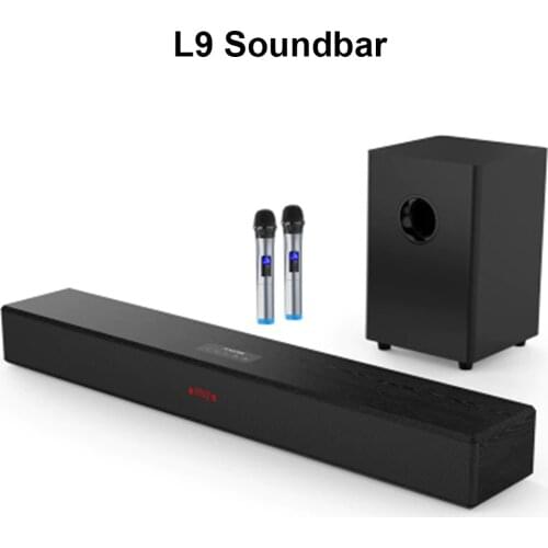 L9 Soundbar home theater karaoke TV Sound bar analog 3D stereo surround sound wireless phone Bluetooth speaker subwoofer