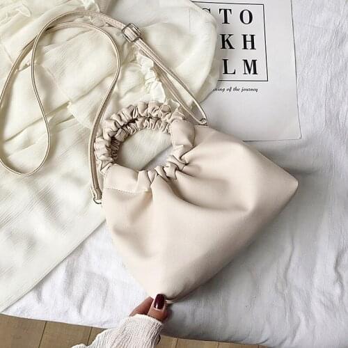 Jin Mantang 2021 Spring And Summer New Shoulder Bag Wild Foldable Shoulder Cloud Bag Fashion Texture Portable Crossbody Bag